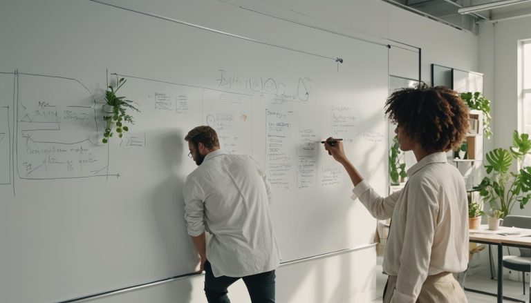 grand tableau blanc mural: Transformez votre espace : 7 avantages des grands tableaux blancs muraux