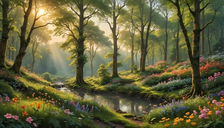 tableau mural paysage: Transformez votre espace : 7 idées de peinture murale de paysage époustouflantes
