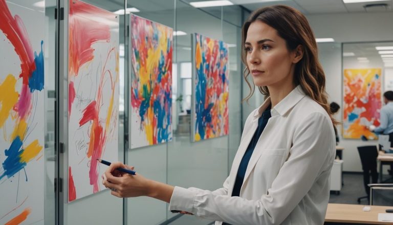 tableau blanc triptyque mural: Transformez votre espace : 7 avantages des tableaux blancs muraux triptyques