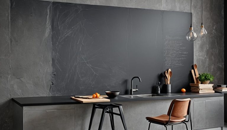 tableau ardoise mural pour cuisine: Transformez votre cuisine : 7 avantages des panneaux muraux en ardoise