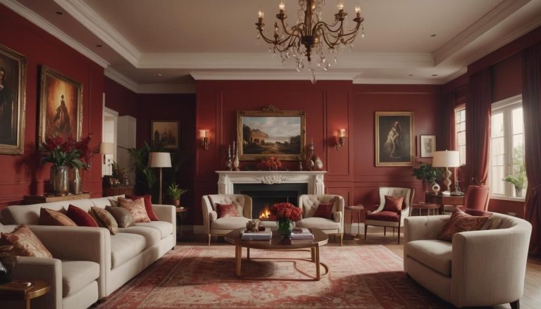cadre mural rouge: 7 superbes cadres muraux rouges pour rehausser votre décoration