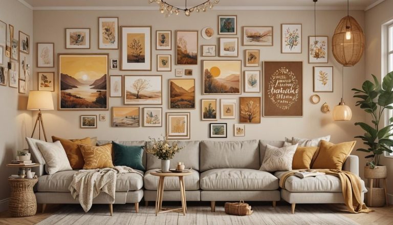 cadre mural deco: Transformez votre espace : 7 idées de décoration murale uniques