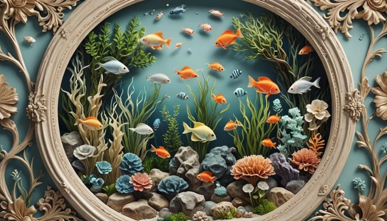 aquarium cadre mural: Transformez votre espace : 7 superbes cadres muraux pour aquarium