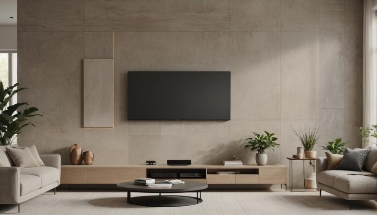 cadre tv murale pour ecran plat: Transformez votre espace : 7 cadres TV muraux élégants