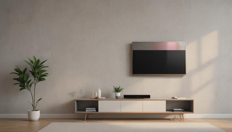 cadre mural pour tv: Transformez votre espace : 7 idées de cadres muraux pour téléviseur