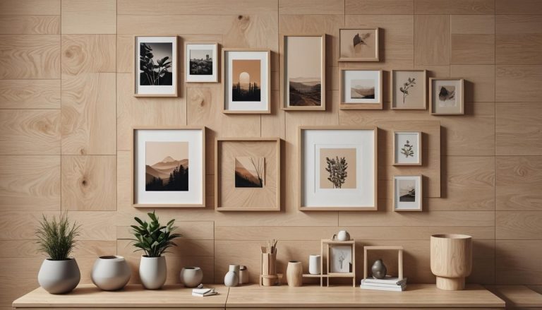 cadre mural en bois: Libérez le charme de votre espace avec des cadres muraux en bois