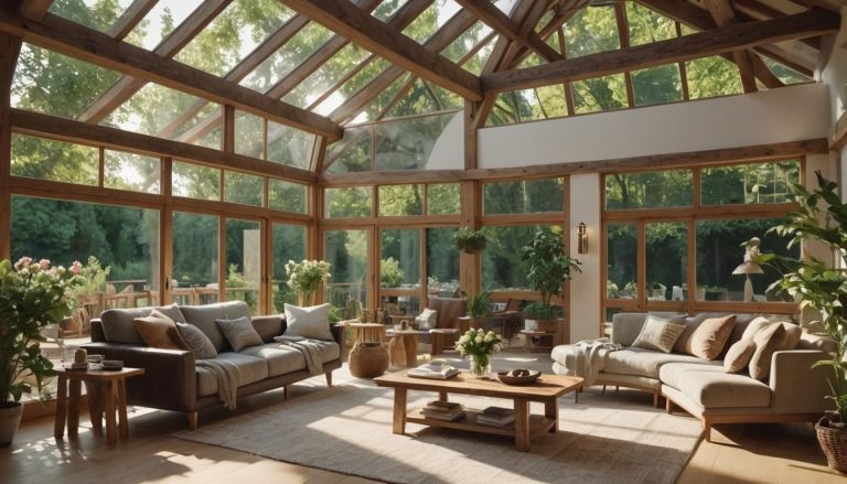 verrière intérieure bois: Transformez votre espace avec un toit en verre intérieur en bois