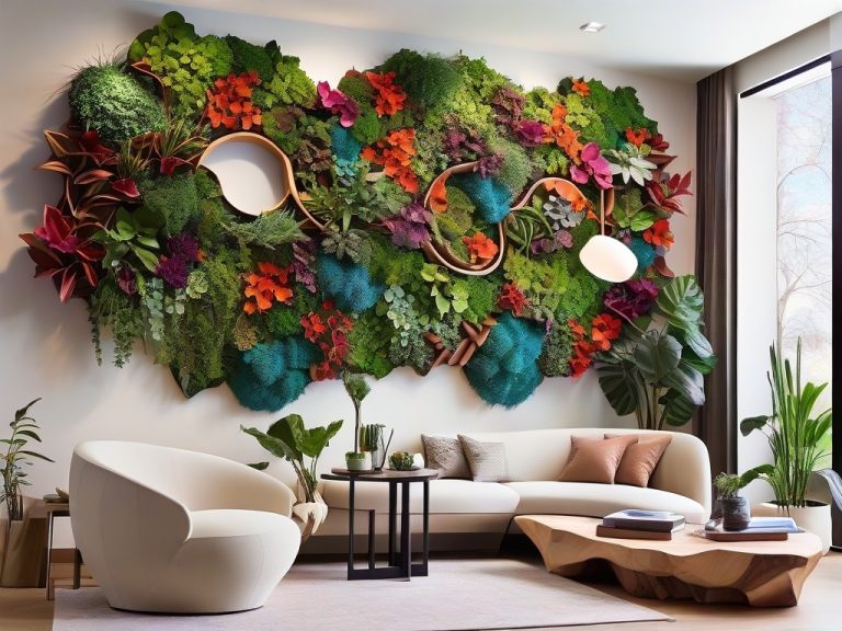 faire un tableau vegetal mural