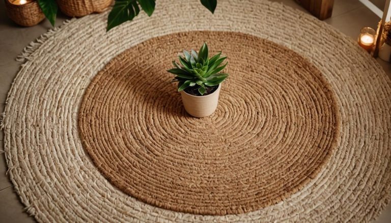 tapis coco rond: 7 avantages surprenants des tapis ronds en noix de coco dont vous avez besoin