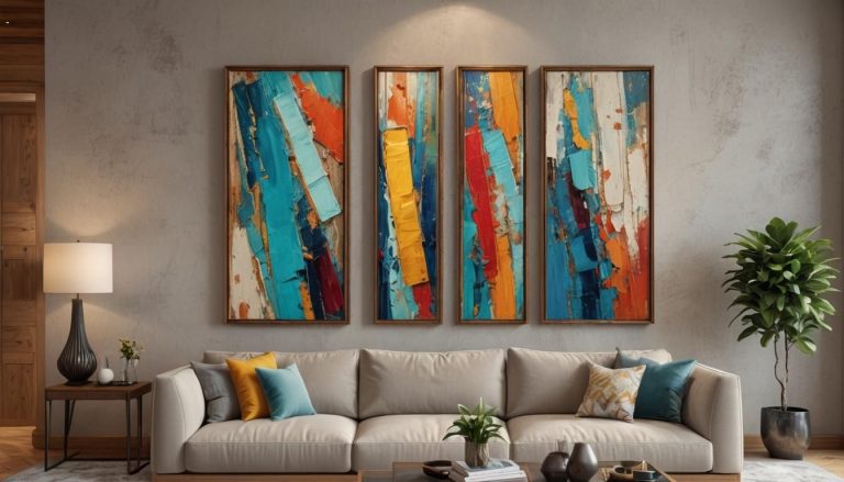 tableau mural triptyque: Transformez votre espace : 7 superbes peintures murales en triptyque