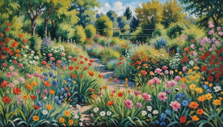 tableau mural avec fleurs: Transformez votre espace : 7 superbes peintures murales fleuries