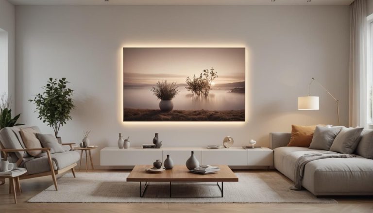 cadre led mural: Illuminez votre espace : 7 avantages des cadres LED muraux